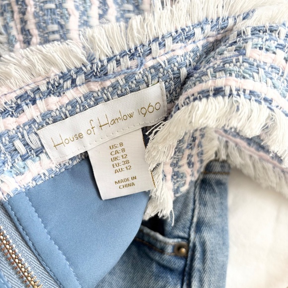 House of Harlow 1960 tweed crop top - Picture 7 of 7